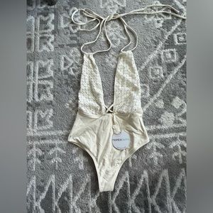 Montce swim one piece halter swim suit